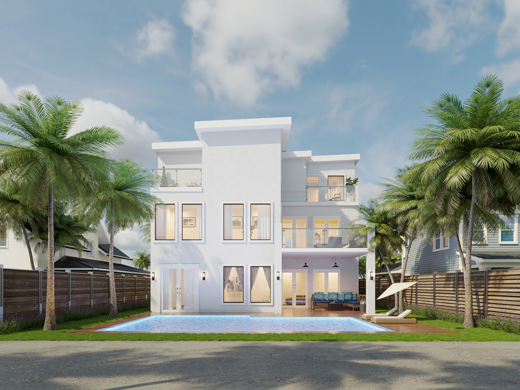 Expansive coastal residence